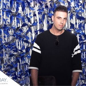 Zara Men's Crewneck Sweater in Black with White Stripes